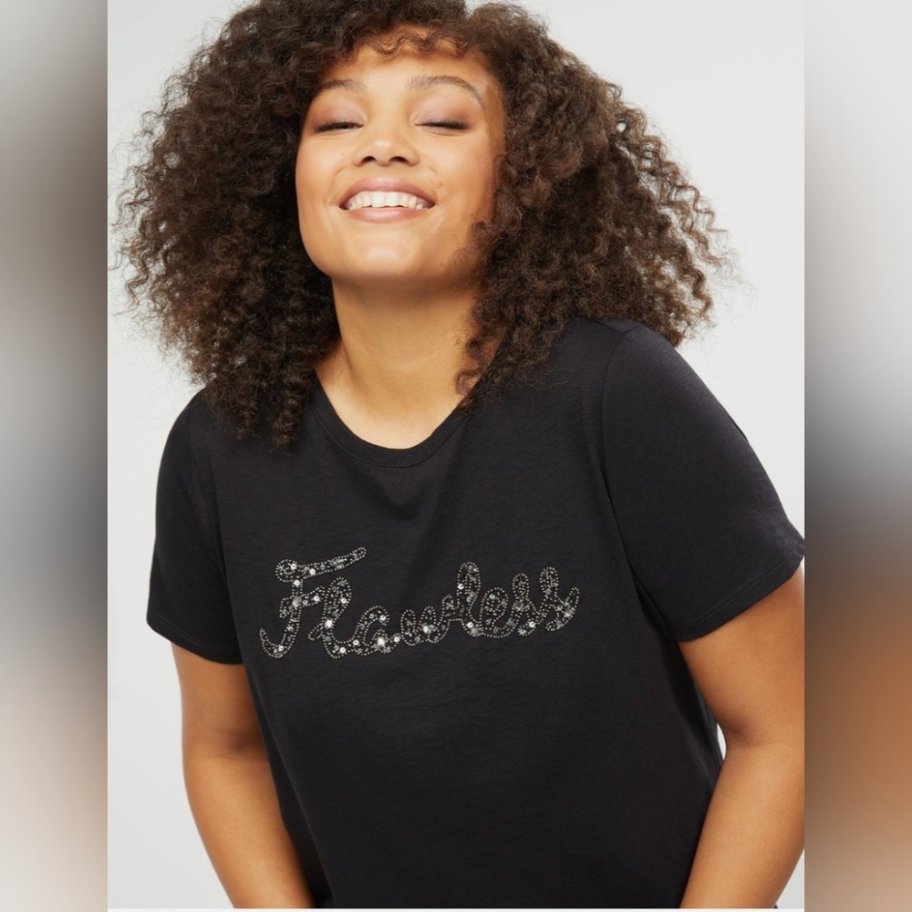 Lane Bryant "Flawless' Short Sleeve Top